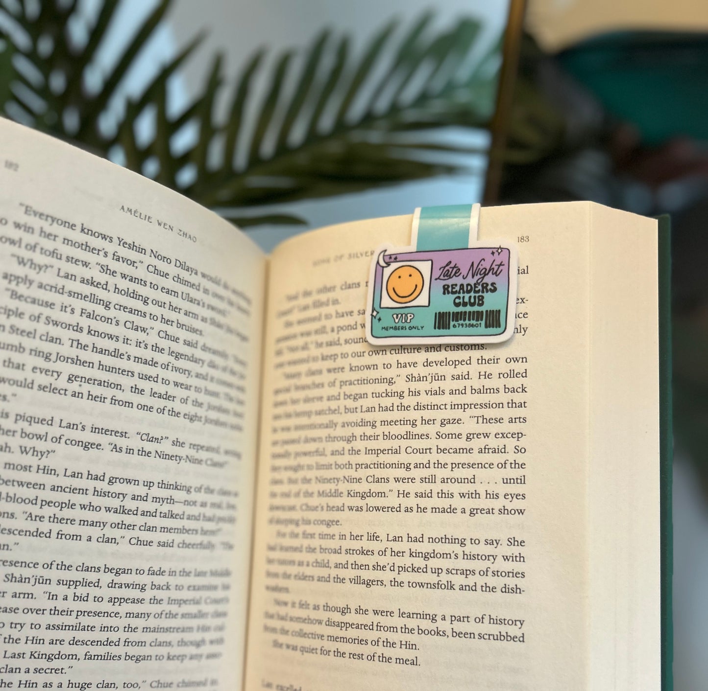 Late Night Readers Club Magnetic Bookmark
